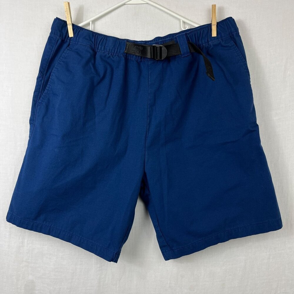 Levis‎ Ripstop Adjustable Belted Shorts Mens L XL Outdoors Navy Hiking Quick Dry